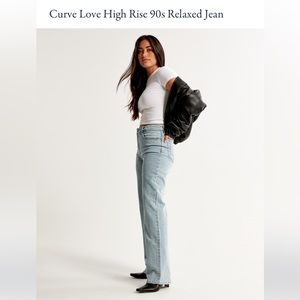 Abercrombie & Fitch 90’s Relaxed Jeans CURVE LOVE